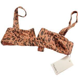 Vitamin A Kaya Midori Leopard Bikini Top